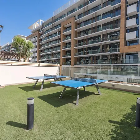 Modern 1-Bedroom Apartment At Azizi Riviera In Meydan Dubai Exterior photo