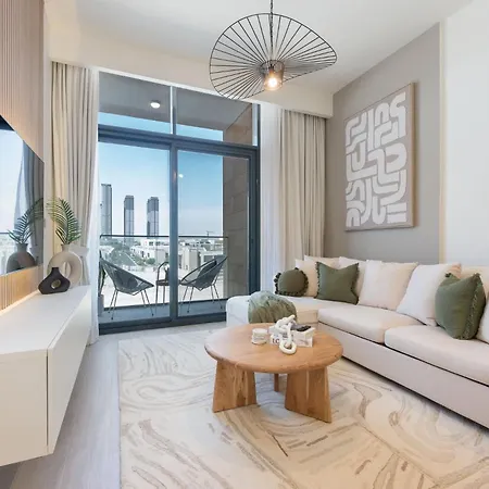 Modern 1-Bedroom Apartment At Azizi Riviera In Meydan Dubai Exterior photo
