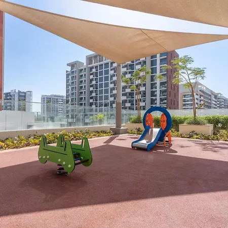 Modern 1-Bedroom Apartment At Azizi Riviera In Meydan Dubai Exterior photo