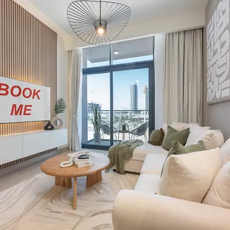 Modern 1-Bedroom Apartment At Azizi Riviera In Meydan Dubai Exterior photo