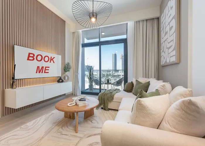 Modern 1-Bedroom Apartment At Azizi Riviera In Meydan