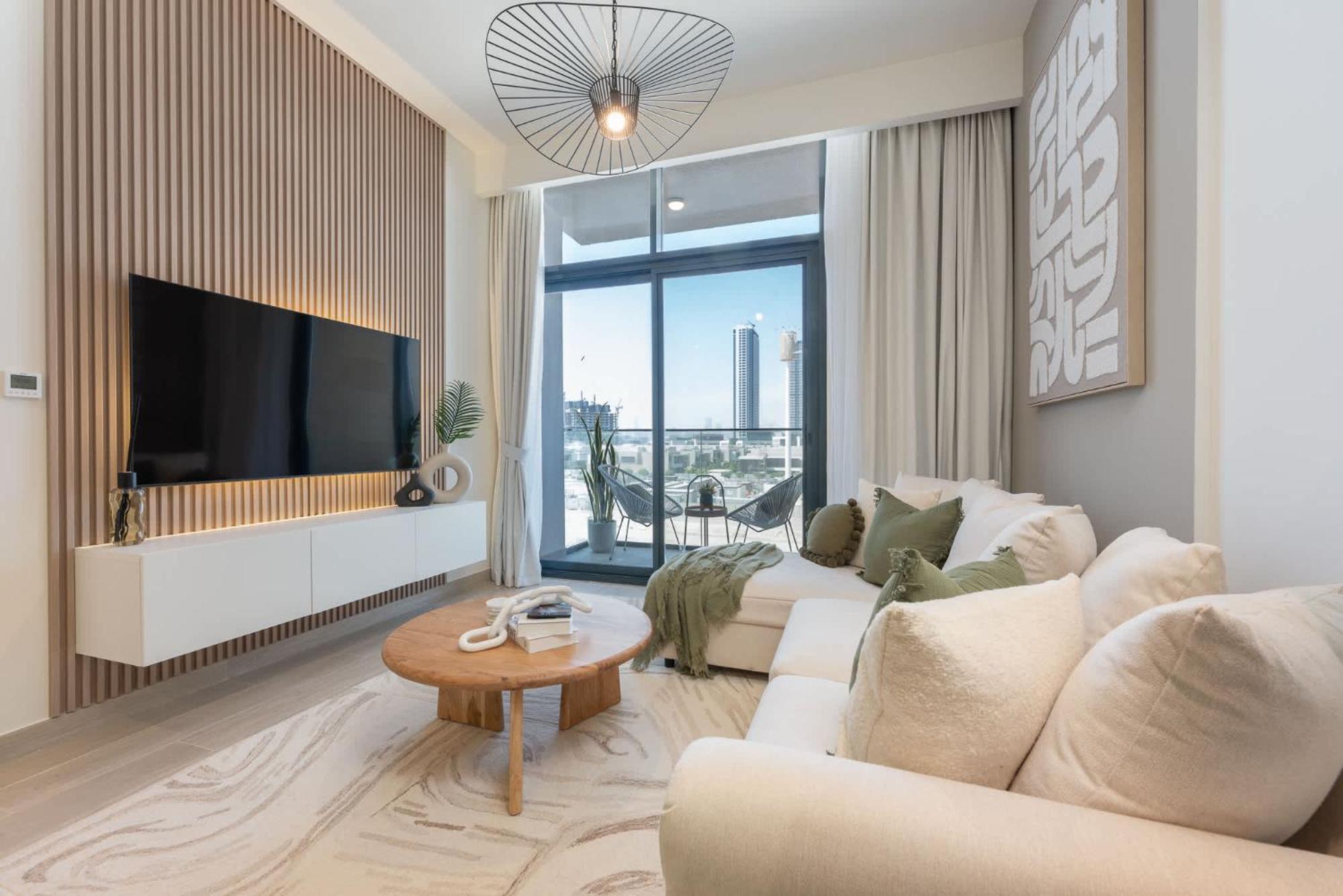 Modern 1-bedroom At Azizi Riviera In Meydan