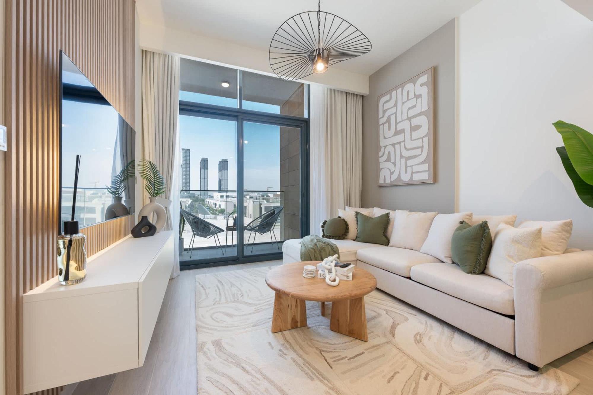 Modern 1-bedroom At Azizi Riviera In Meydan